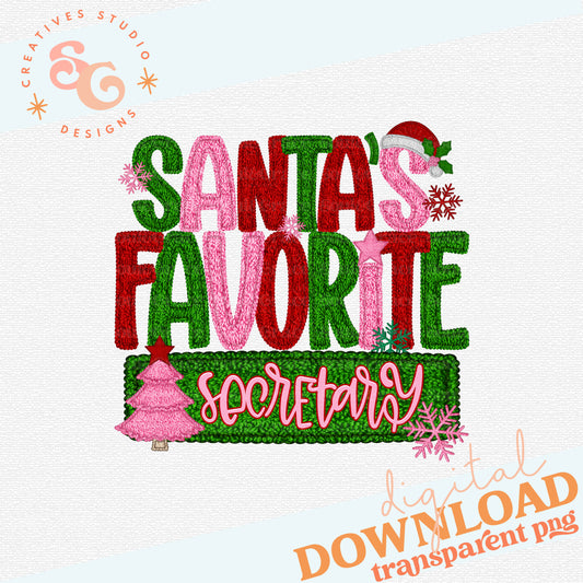 SANTAS FAVORITE SECRETARY
