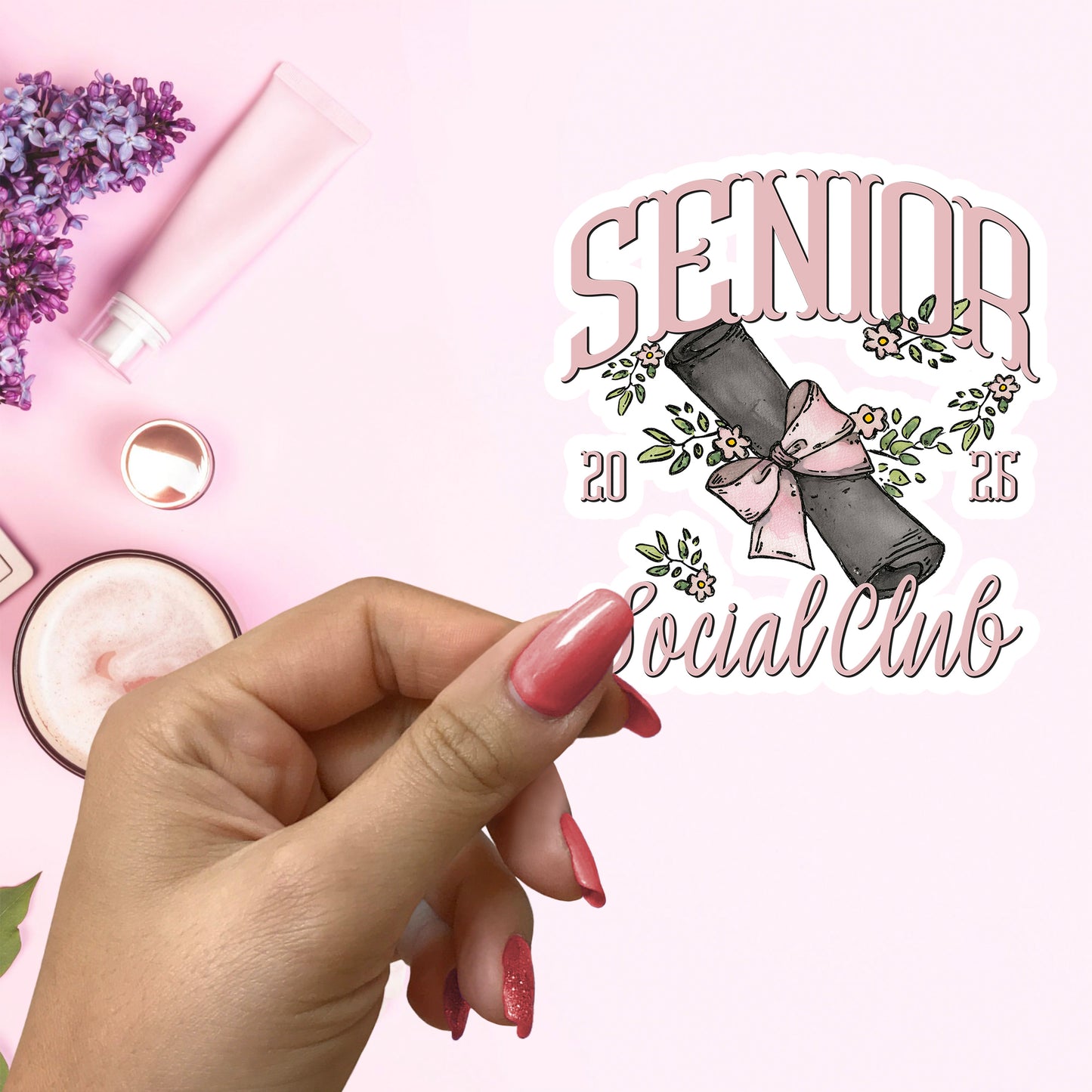 SENIOR SOCIAL CLUB 2026 STICKER VINYL DECAL