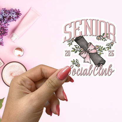 SENIOR SOCIAL CLUB 2026 STICKER VINYL DECAL