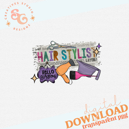 SMALL BUSINESS WORD ART HAIR STYLIST