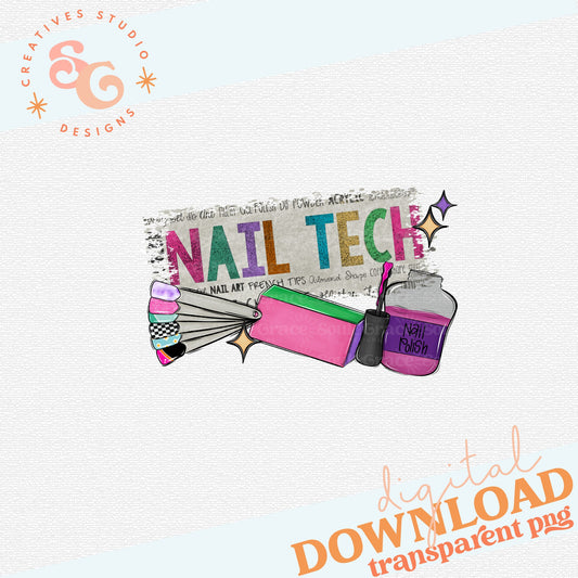 SMALL BUSINESS WORD ART NAIL TECH
