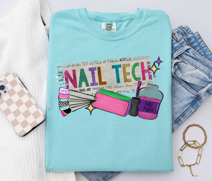 SMALL BUSINESS WORD ART NAIL TECH