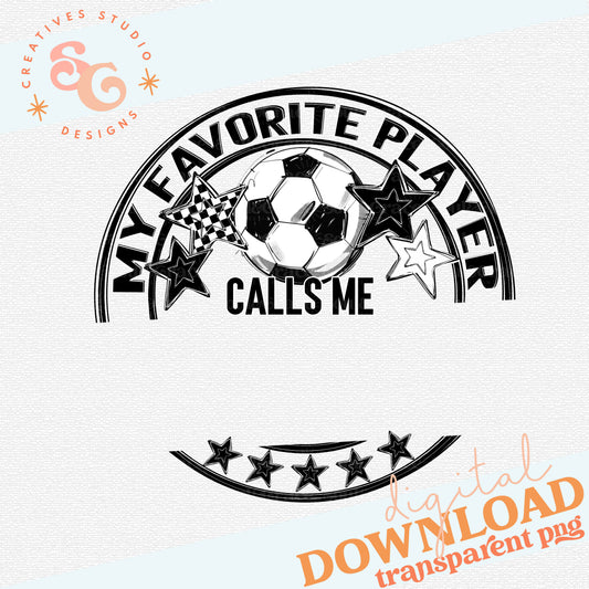 SOCCER MY FAVORITE PLAYER BLANK