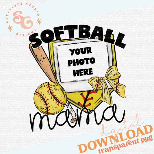 SPORTS MAMA PHOTO FRAME - SOFTBALL