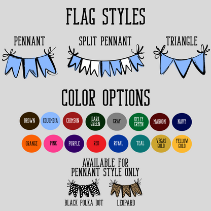 SPIRIT PENNANTS CUSTOM