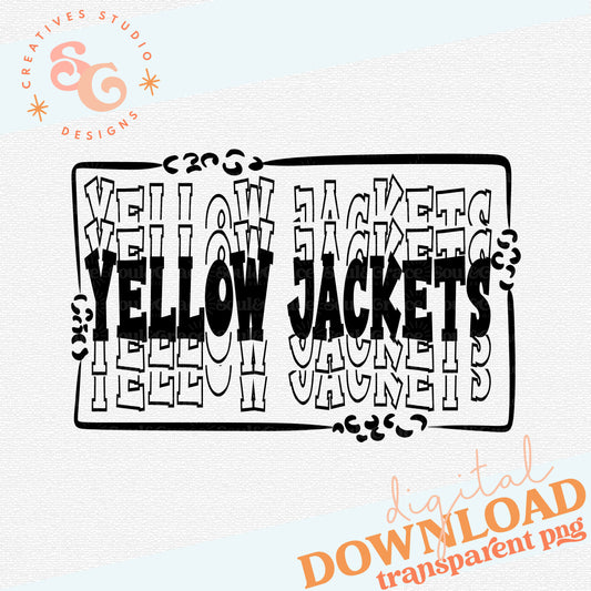 STACKED MASCOTS Yellow Jackets