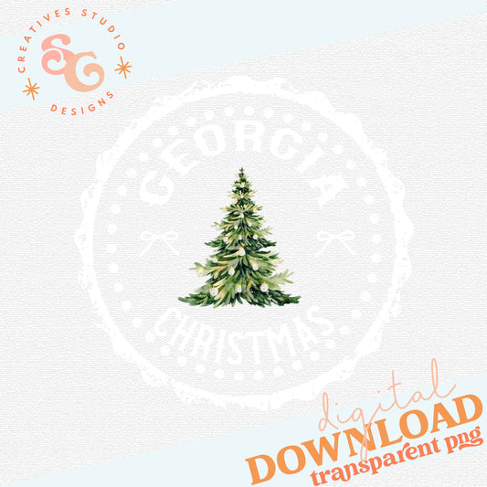 STATE CHRISTMAS STAMP Georgia