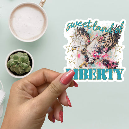 SWEET LAND OF LIBERTY STICKER VINYL DECAL