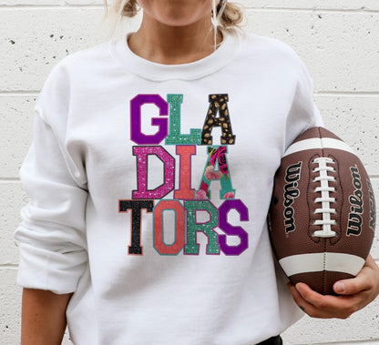 Gladiators Faux Applique