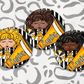 Go Team: Cheer Tags YELLOW