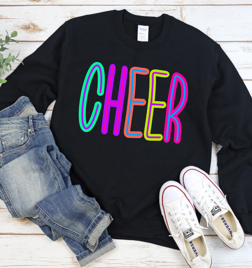 Back to School Bright Colors Cheer