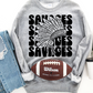 Savages Stacked Mascot