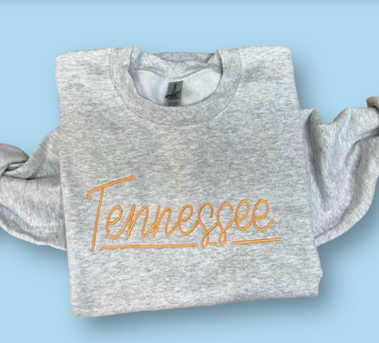 Handwritten Tennessee Machine Embroidery Design [DST]