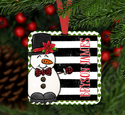 Whimsical Christmas Tags - Santa, Tree, Snowman - Ornaments