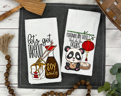 Take Out Tea Towel Set