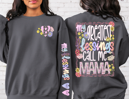 My Greatest Blessings Call Me Mama [SET: Finished Mama, Pocket, 2 Hearts, Sleeve]