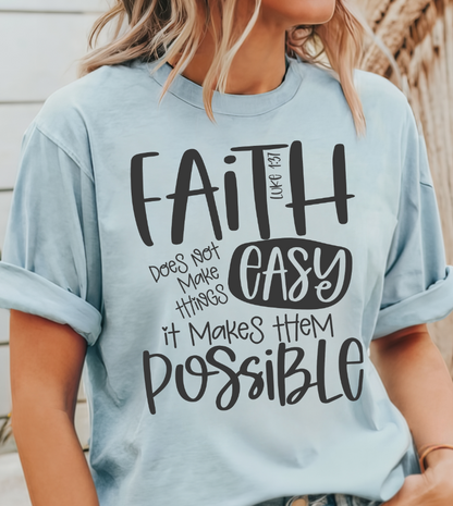 Faith Does Not Make Things Easy - Luke 1:37