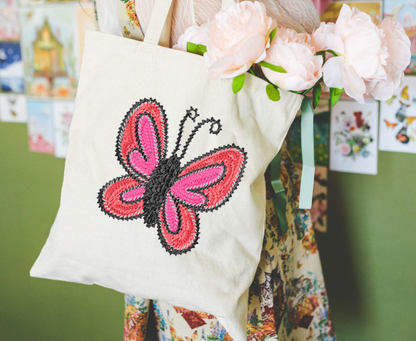 Faux Stitch Butterfly