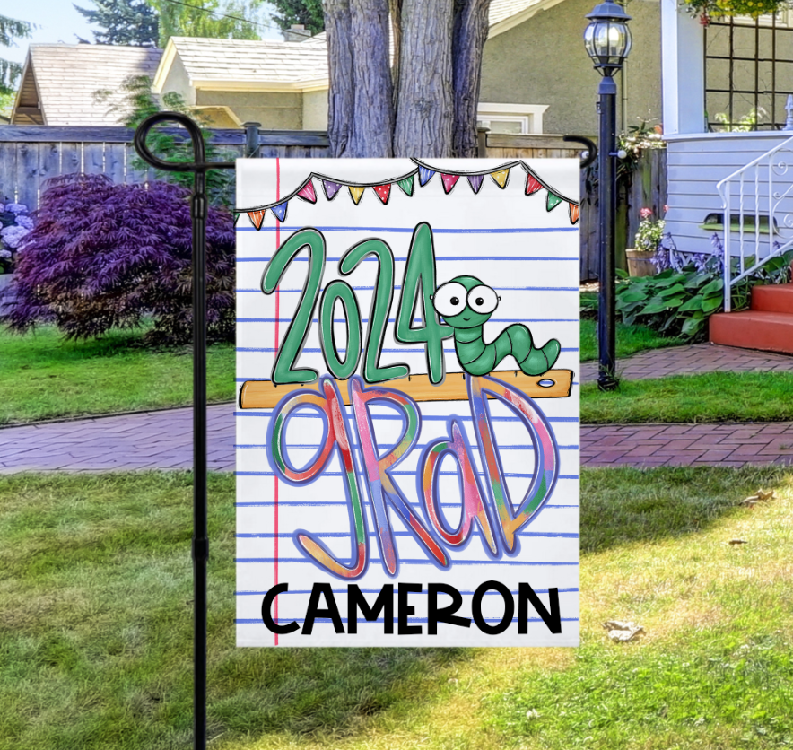Worm Grad Garden Flags [all files included]