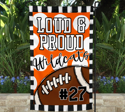 Loud & Proud Garden Flag Template