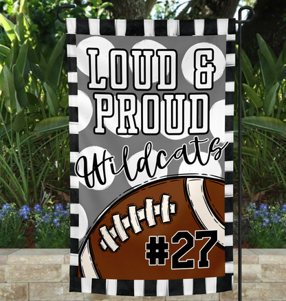 Loud & Proud Garden Flag Template