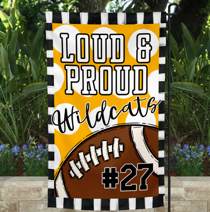 Loud & Proud Garden Flag Template