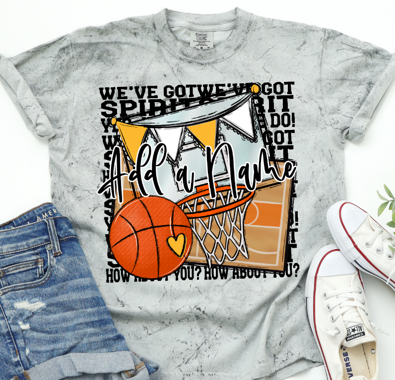 We've Got Spirit BASKETBALL - BLACK PRINT