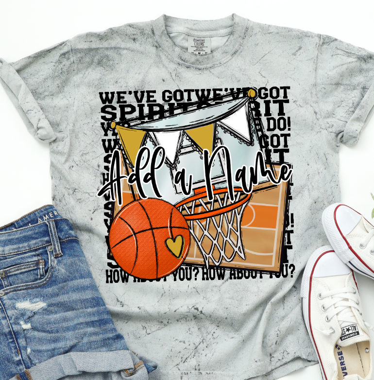 We've Got Spirit BASKETBALL - BLACK PRINT