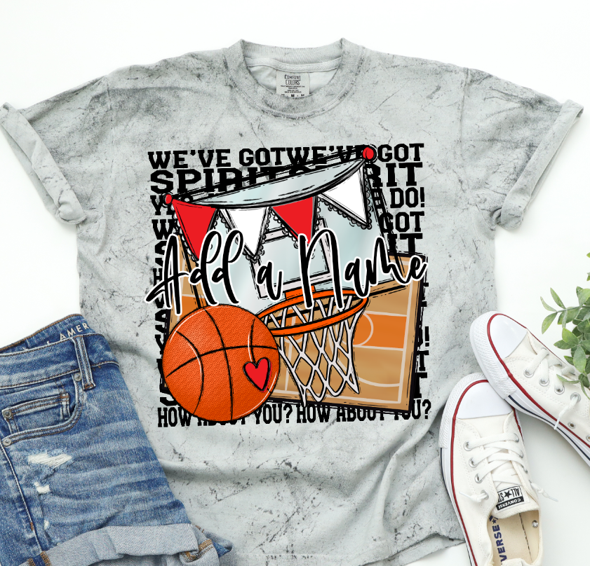 We've Got Spirit BASKETBALL - BLACK PRINT