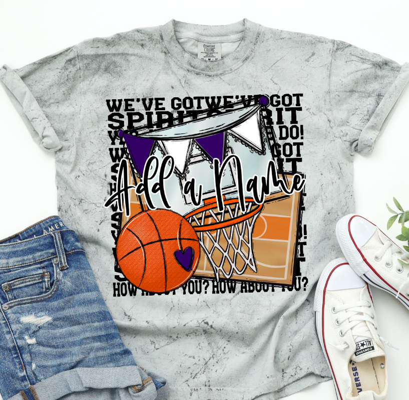 We've Got Spirit BASKETBALL - BLACK PRINT