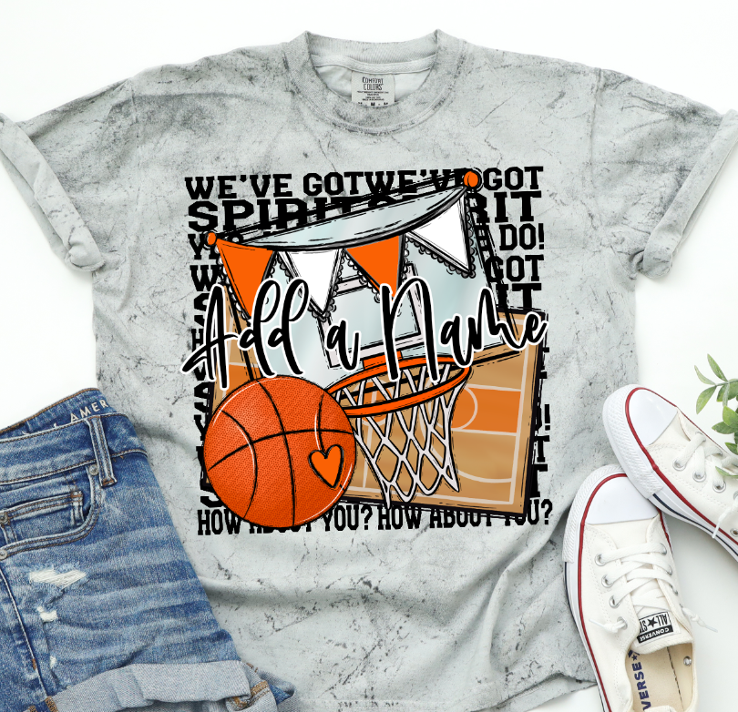 We've Got Spirit BASKETBALL - BLACK PRINT