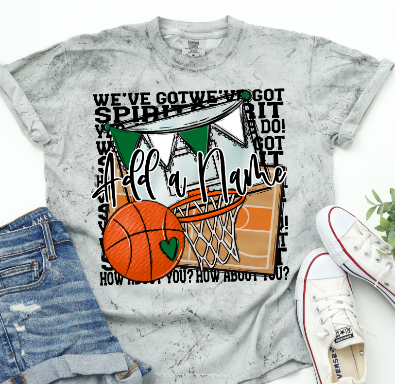 We've Got Spirit BASKETBALL - BLACK PRINT