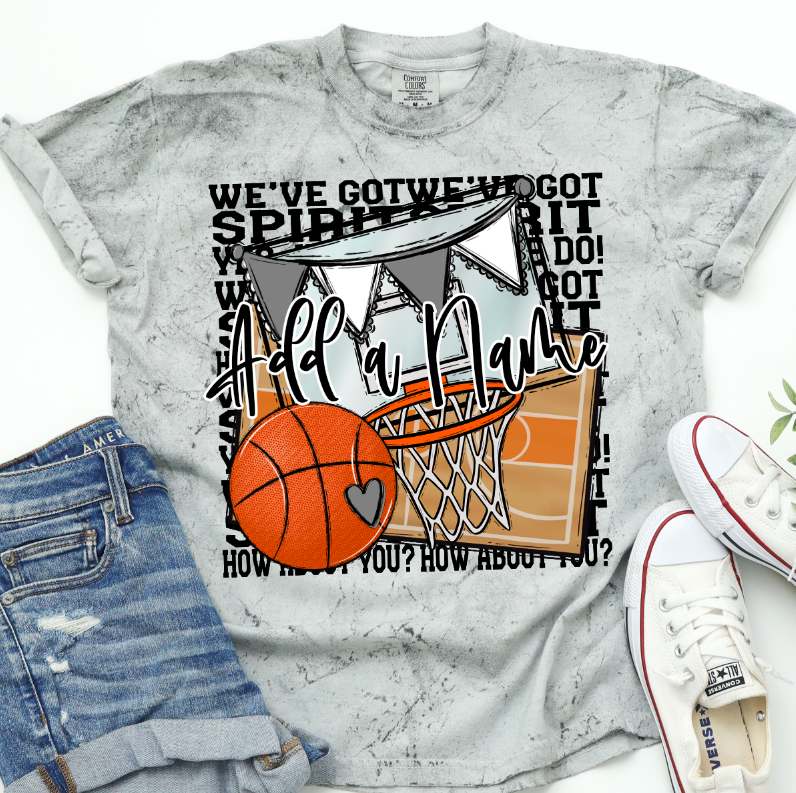 We've Got Spirit BASKETBALL - BLACK PRINT