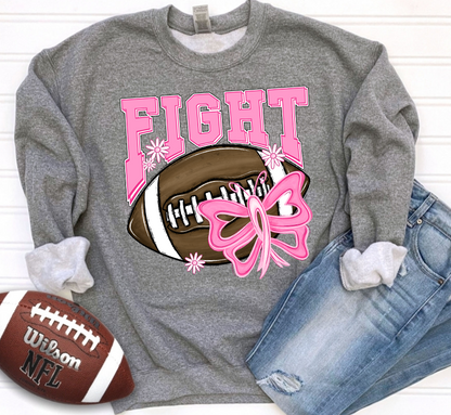 Fight Football Pink Ribbon