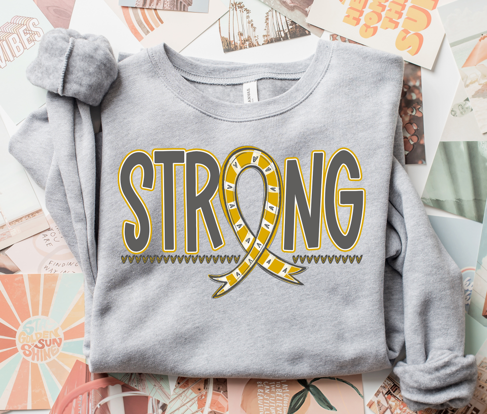 Introversion Ribbon Awareness Ribbon GOLD – Soul & Grace Designs