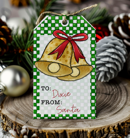 Christmas Bells Gift Tag