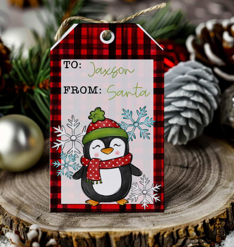 Penguin Gift Tag