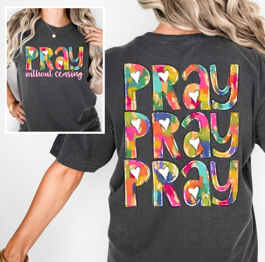 Pray Without Ceasing Front & Back Design