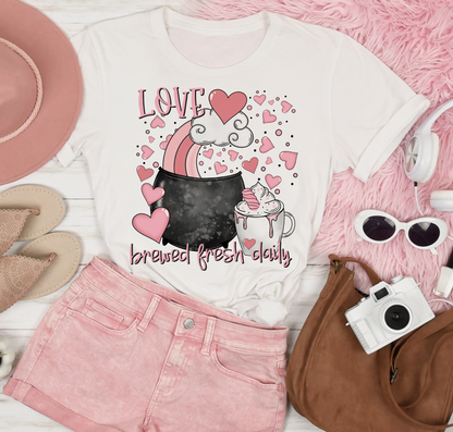 Love Brewed Fresh Daily