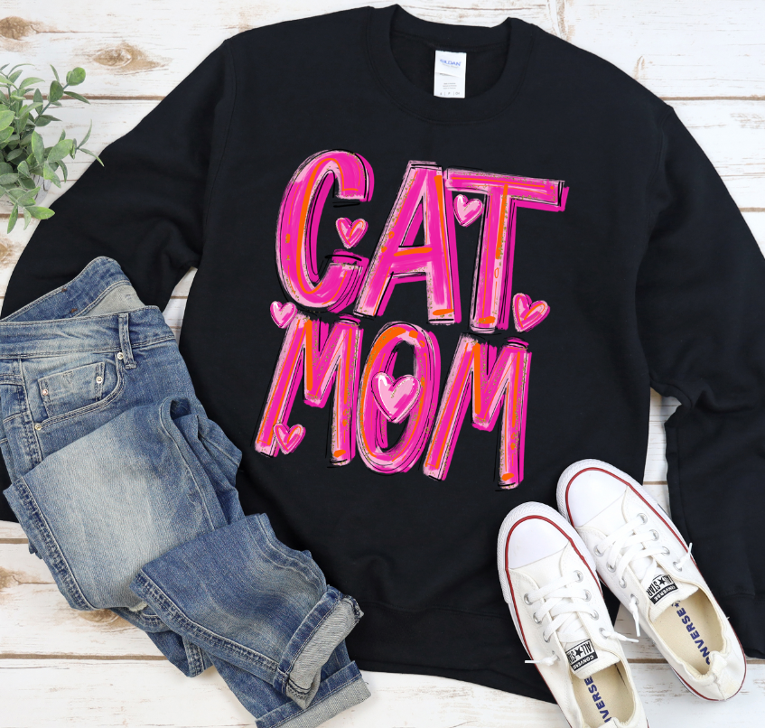 CAT MOM PRETTY IN PINK