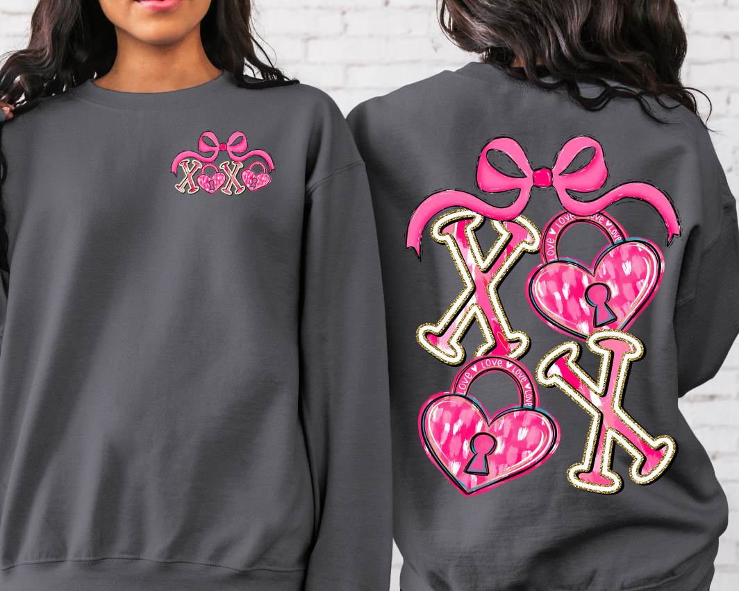 XO OX BOW FRONT AND BACK DESIGN