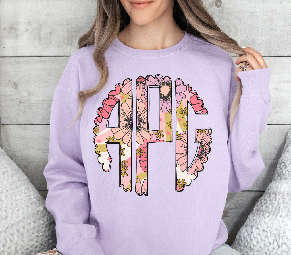 BLOOMS MONOGRAM