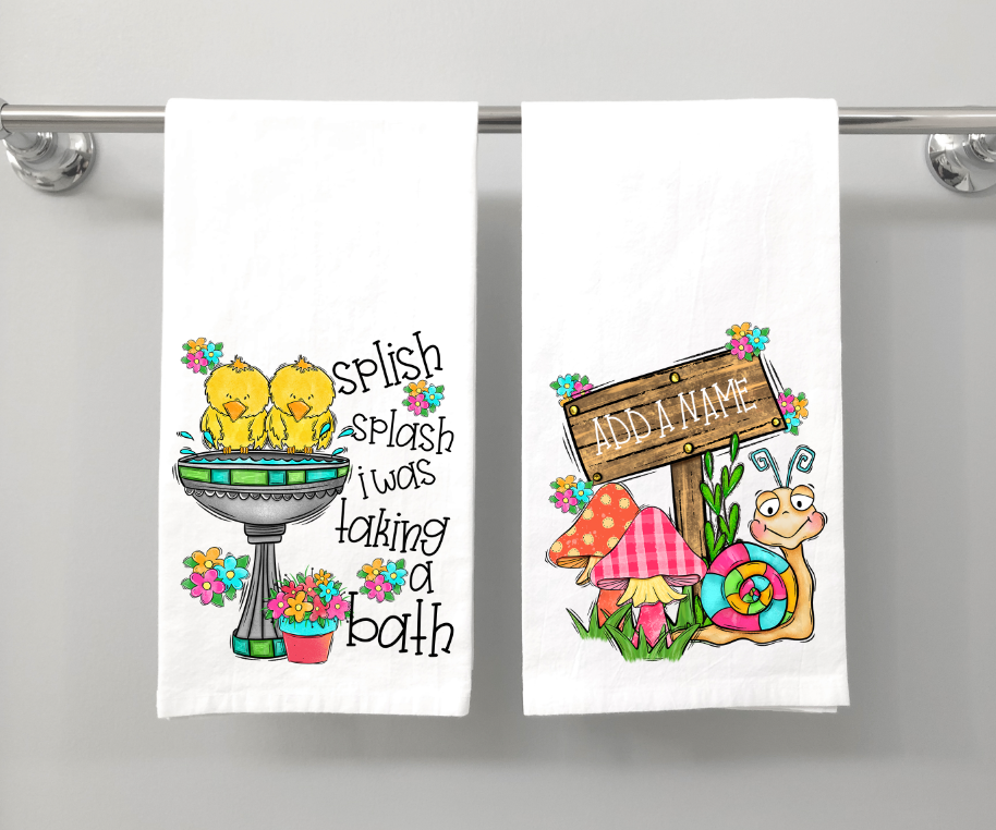 Splish Splash Names Splish Splash & Snail Add a Name – Soul & Grace Designs