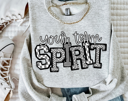 SPIRIT WORD ART - SO SPORTY - CHOOSE COLOR