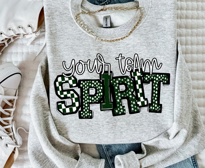 SPIRIT WORD ART - SO SPORTY - CHOOSE COLOR