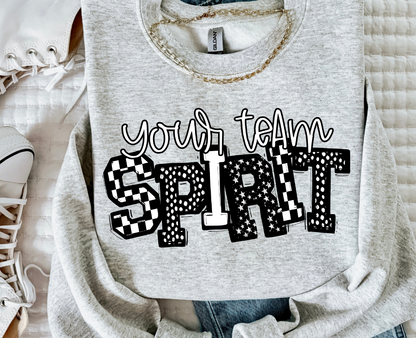 SPIRIT WORD ART - SO SPORTY - CHOOSE COLOR