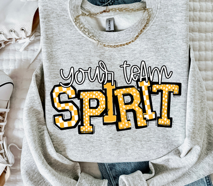 SPIRIT WORD ART - SO SPORTY - CHOOSE COLOR