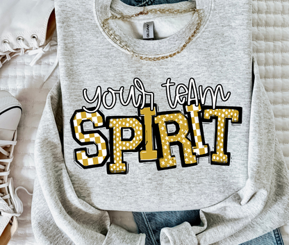 SPIRIT WORD ART - SO SPORTY - CHOOSE COLOR