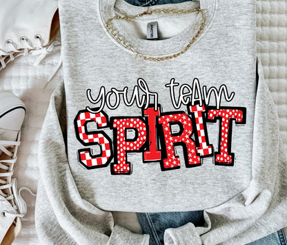 SPIRIT WORD ART - SO SPORTY - CHOOSE COLOR