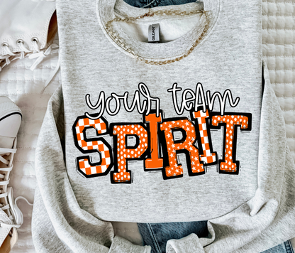 SPIRIT WORD ART - SO SPORTY - CHOOSE COLOR